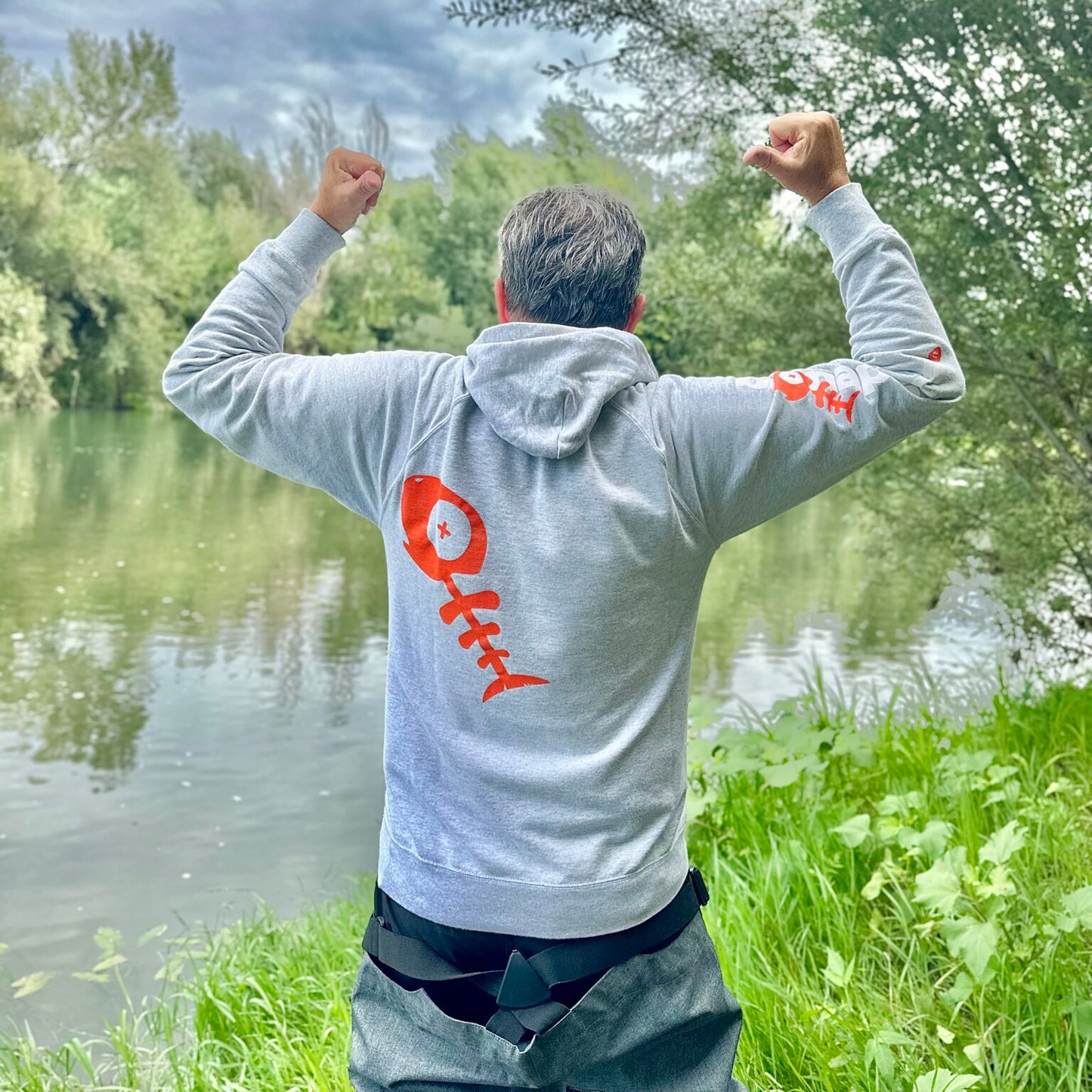 REINA LIGHT - felpa leggera grigia