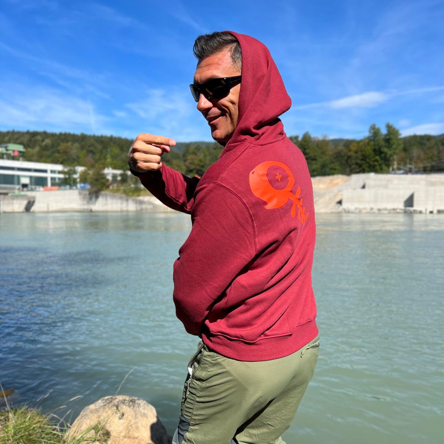 REINA - felpa bordeaux