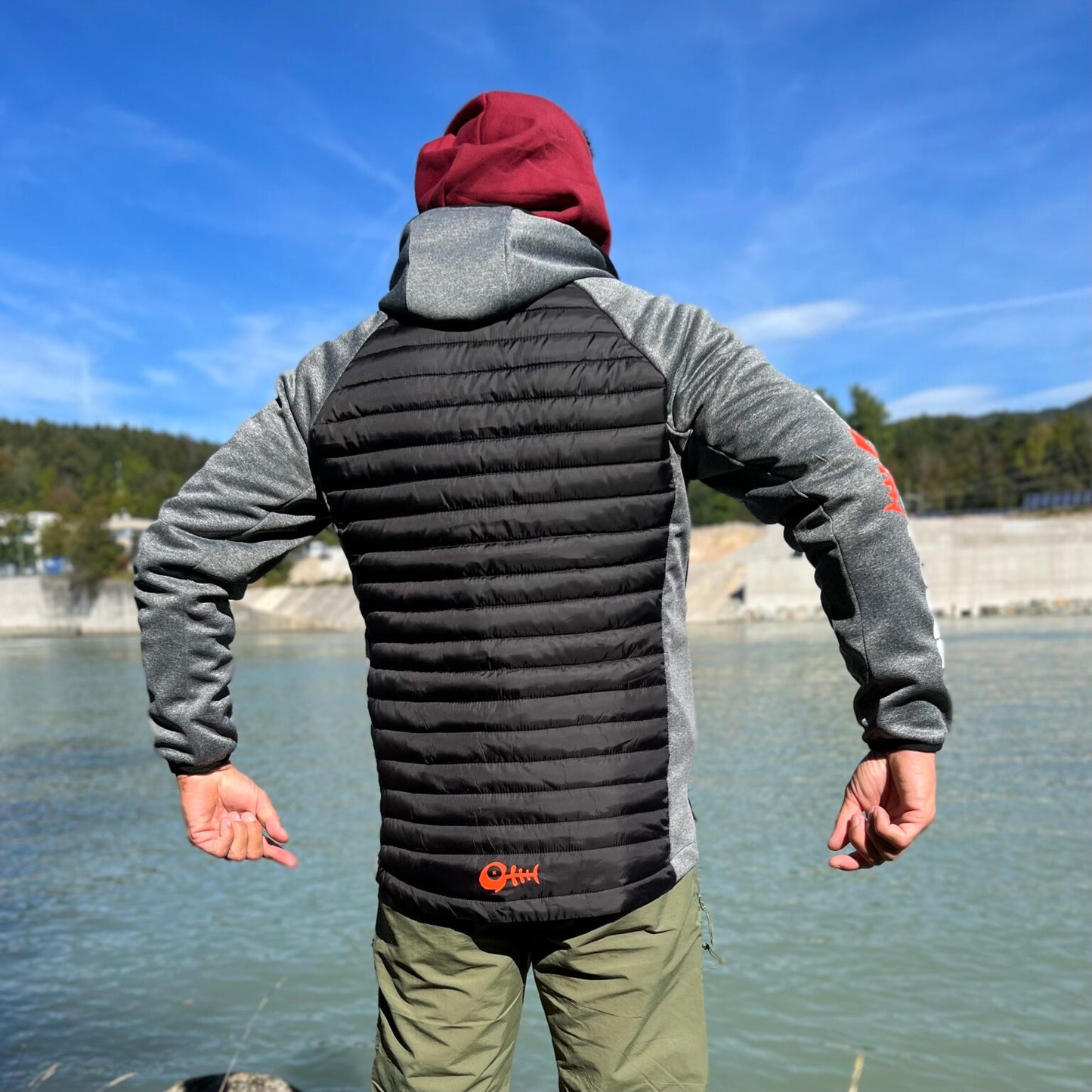 TRIOTTO - giacchetto ibrido nero