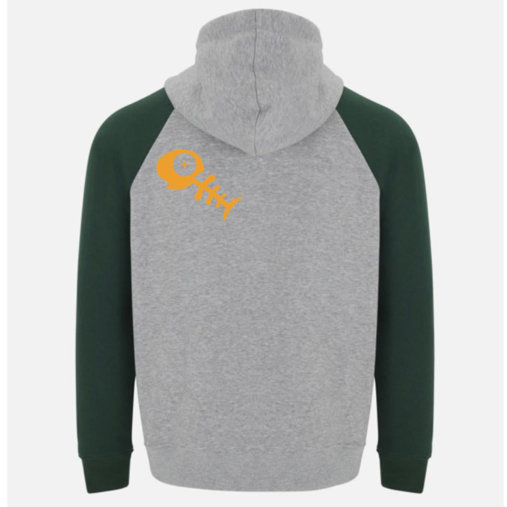 KOI - felpa bicolor verde