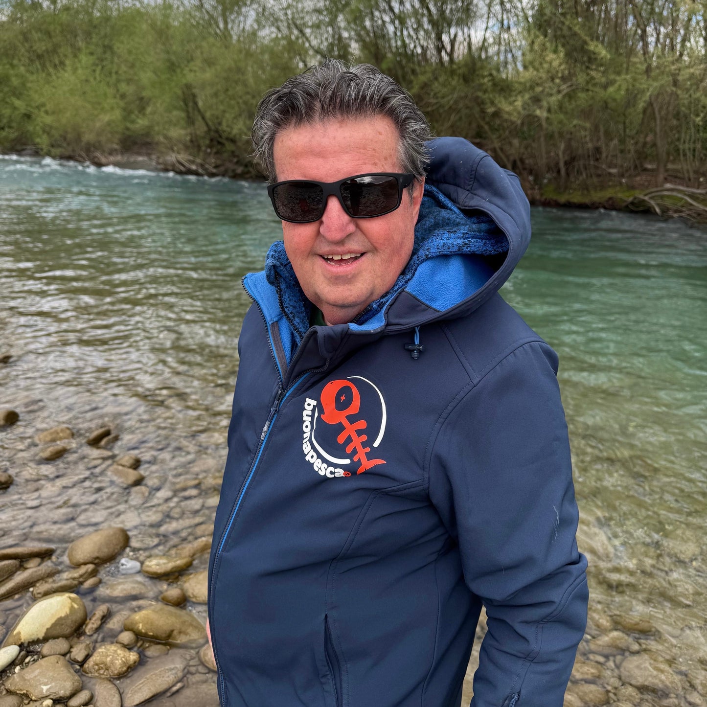 BRANZINO - giacca calda blu