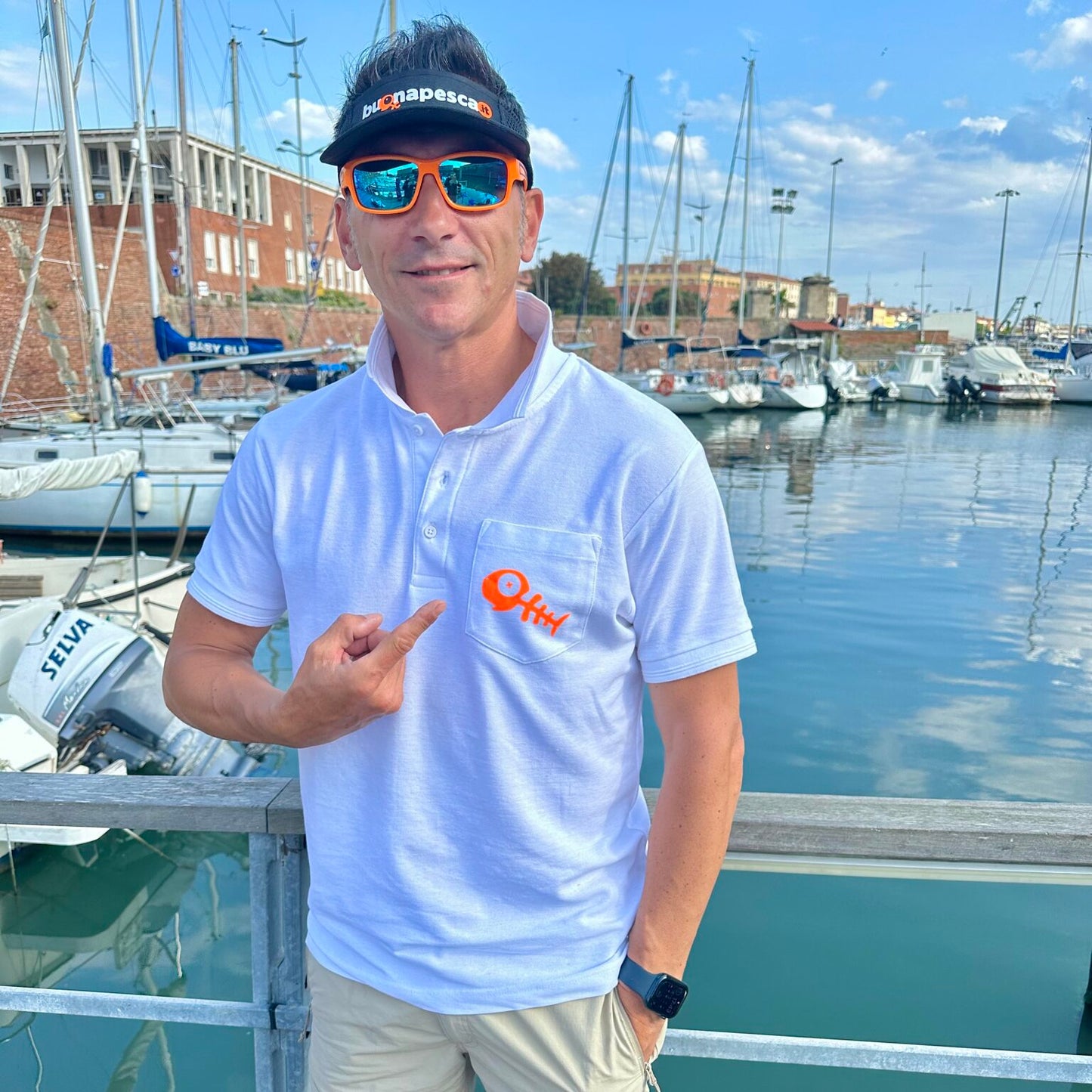 CARASSIO - polo bianca