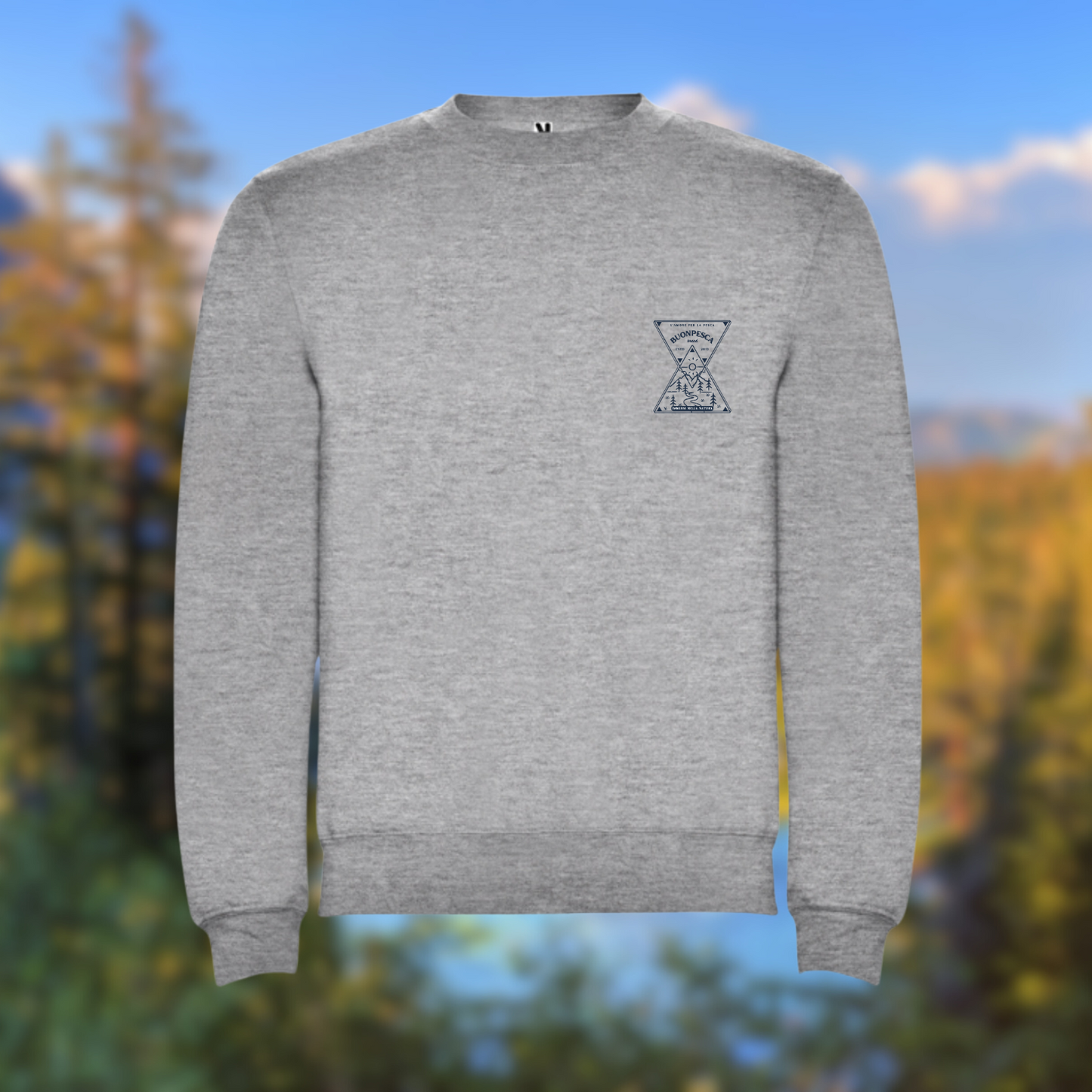 LOVE FISHIG - felpa stampa