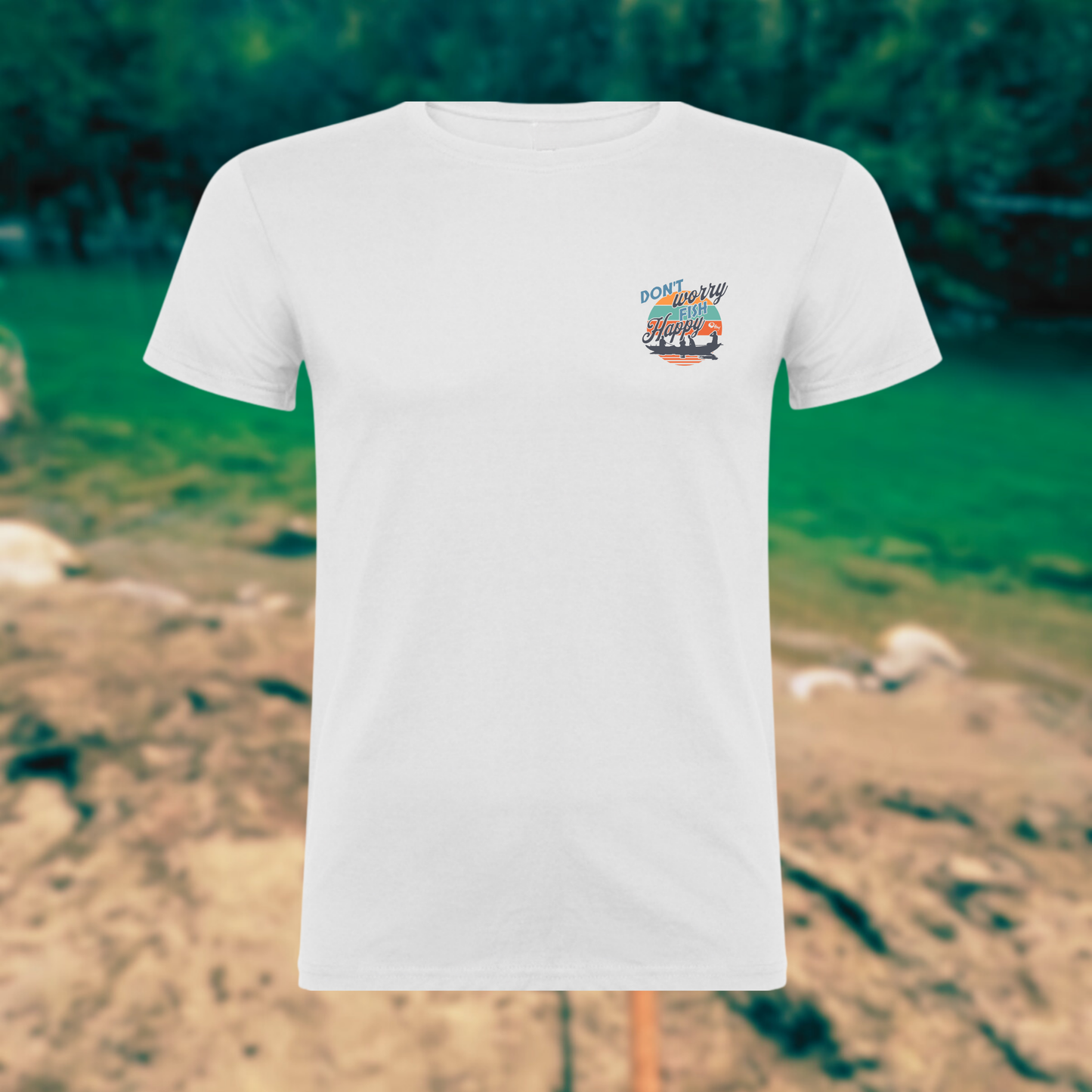 FISH HAPPY - t-shirt stampa