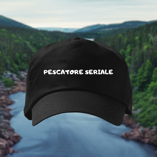 PESCATORE SERIALE - cappellino nero
