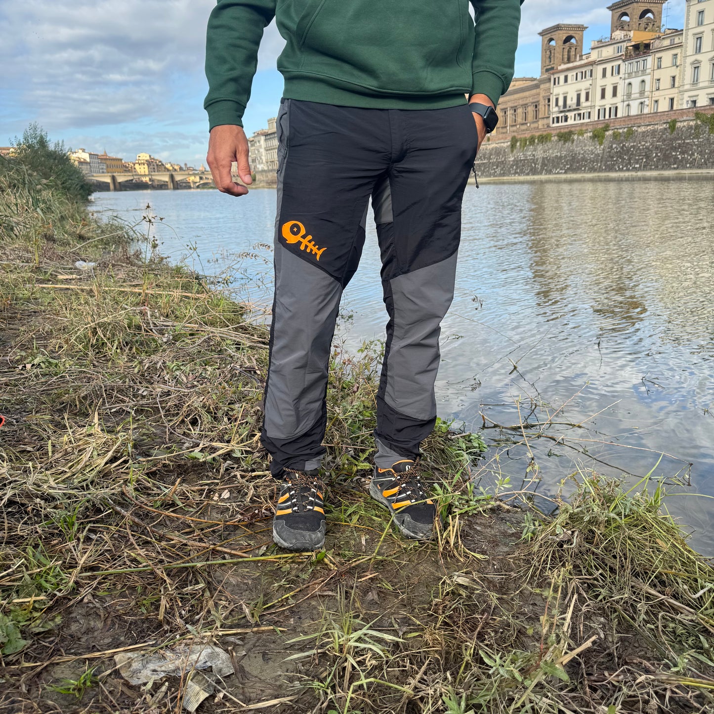 SILURO - pantalone tecnico nero