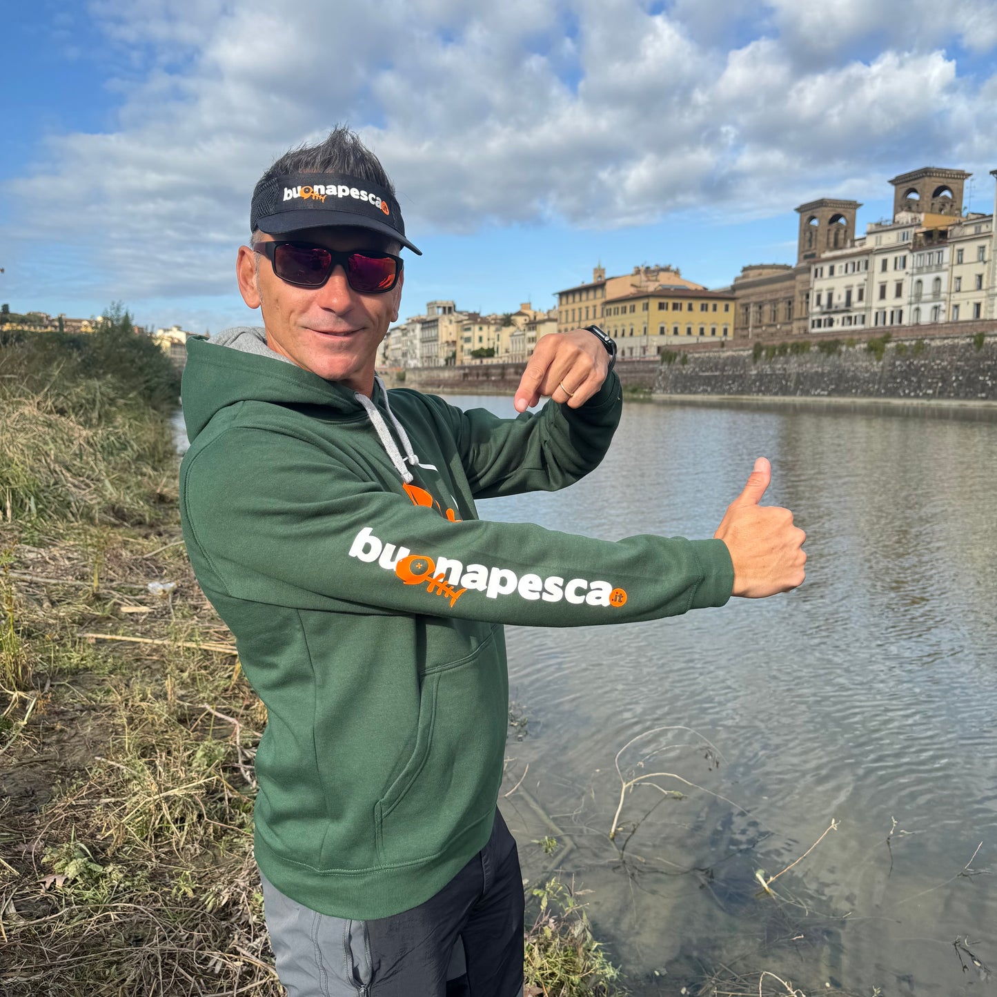 GARDON - felpa verde