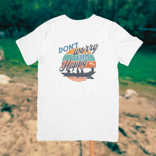 FISH HAPPY - t-shirt stampa