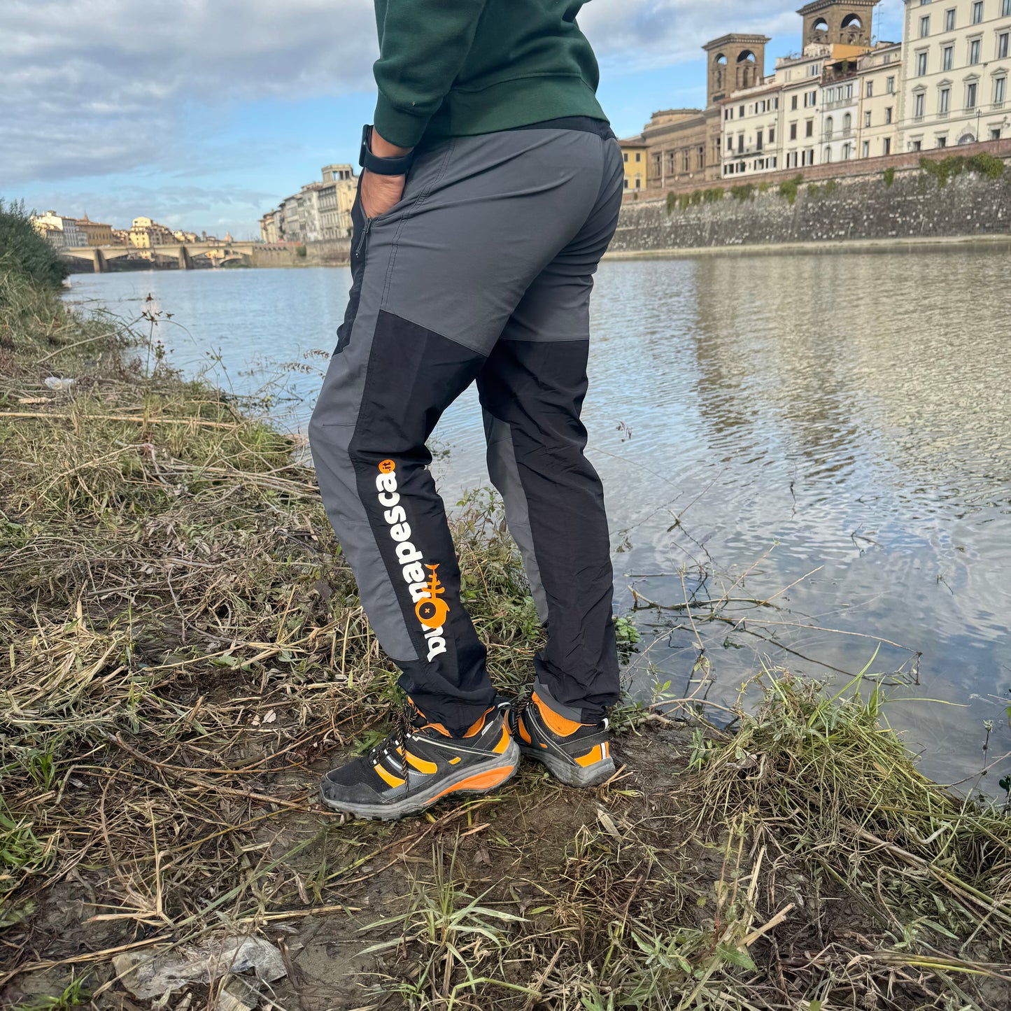 SILURO - pantalone tecnico nero